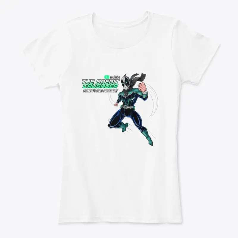 SuperHero Tshirt Credit Crusader